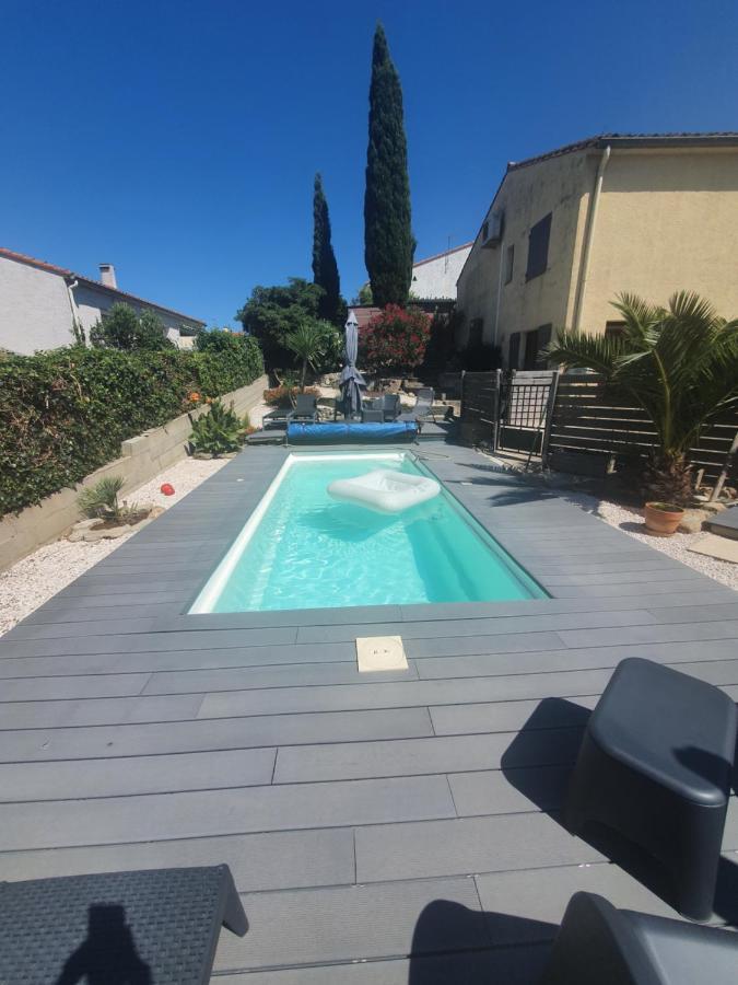 T2 Jusqu'A 4 Personnes En Rez-De-Jardin De Maison, Avec Piscine, Draps Et Serviettes De Toilette Fournis Apartment Argeles-sur-Mer Exterior photo